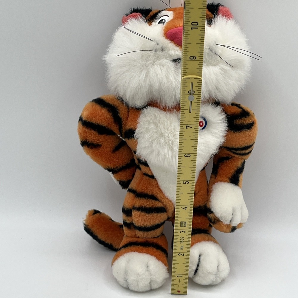 Vintage Esso Tiger Plush Stuffed Animal 10" Advertising Promo Gas Station Mascot - Picture 10 of 11